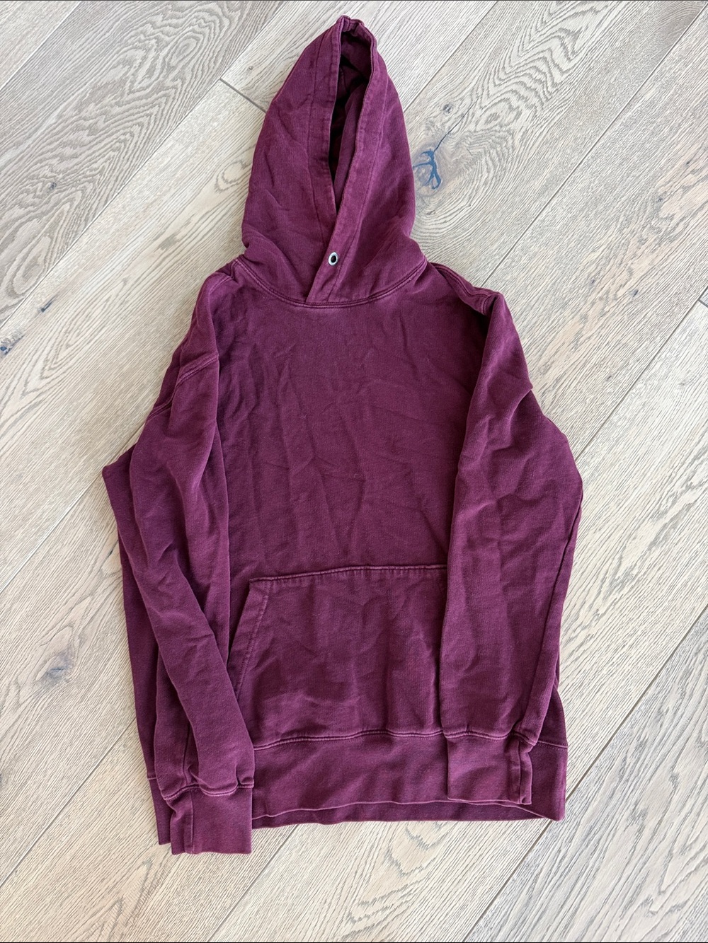 American Eagle Outfitters Burgundy Pullover Hoodie